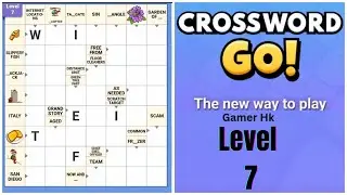 Crossword Go level 7 Walkthrough Solution 