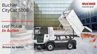CityCat 5006 Leaf Pickup in Action | Compact Sweeping Near Chicago