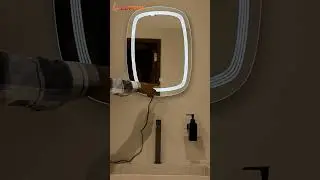 ☺LUPPRA☺ Rectangle Bathroom led Mirror 3 Tone (Cool White,Natural White,Warm White) Size 18X24 inch.