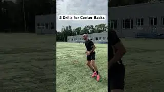 5 Drills for Center Backs ⚽️ #soccer #football #youtubeshorts