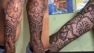 Full seleve mandala Tattoo Design |Best Mandala tattoo Designs |Mandala tattoo|