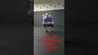 Tabata Squats:  workout anytime with no equipment.   #workoutanywhere #noequipmentworkout