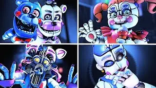 Showcase in five nights at Freddy chapter 5 characters ￼