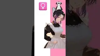 Female hashira in maid outfit 😍 #anime #demonslayer #shorts