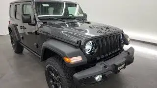 2023 JEEP WRANGLER WILLYS SPORT ECODIESEL GRANITE CRYSTAL 4K WALKAROUND 23J18 SOLD!
