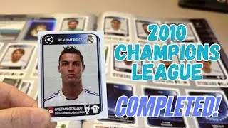 Completed! Stick 2010-2011 Panini Champions League stickers to relax| ASMR |Part 2 Cristiano Ronaldo
