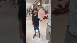 Искусство из сахарной ваты #искусствоизсахарнойваты #сладкое