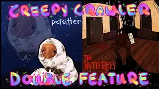 creepy crawler double feature!! 🦋🐛 the butterfly + petsitting 💀 itchio horror | laindrawskinda 🌞
