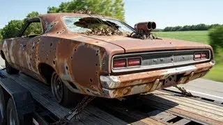 ASMR Restoration: Abandoned Dodge Charger Rebuilt to Perfection