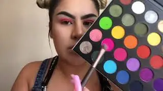 Warm tones eyeshadow tutorial // The Makeup Shack & Nyx
