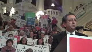 Chuck Pennacchio at Single Payer Rally