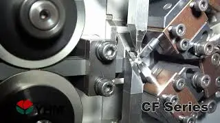 線徑0.7mm 小捲繞比壓簧｜CNC壓簧製造機 CF-310｜YHM友匯機械