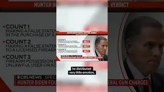How Hunter Biden reacted in court to guilty verdict #shorts