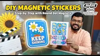 How To Make Fridge Magnets #diycrafts #homedecor Self Adhesive Magnet Sheet #fridgemagnets #magnet