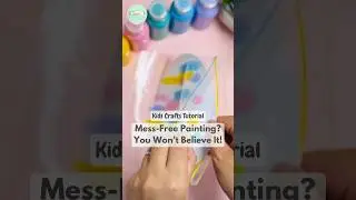 Mess-Free Easter Egg Painting Tutorial for Kids |Easy Kids Craft: Zero Mess Painting Fun!