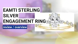 Review: EAMTI 1.5 Carat Sterling Silver Oval Cut CZ Engagement Ring