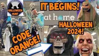 SPOOKY SEASON 2024 BEGINS! - AT HOME HALLOWEEN ANIMATRONICS DECORATIONS SHOPPING CODE ORANGE ALERT
