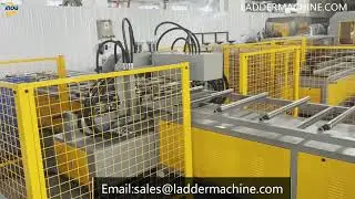 Aluminium Ladder  Cable Tray Automatic Making Machine with High Efficiency #factory #manufacturing