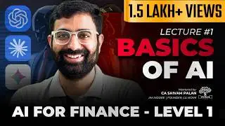AI for Finance | FULL COURSE - Lecture 1 Basics of AI