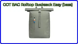 BEWERTUNG (2025): GOT BAG Rolltop Rucksack Easy (bass). WESENTLICHE Einzelheiten
