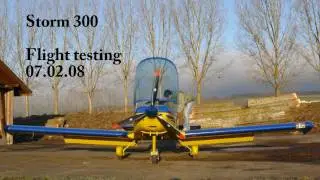 Storm 300 test flight