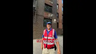 🔥 Fire Escape Inspection REQUIRED BY LAW Every 5 Years. Per IFC 1104.16.5.1 #FireEscapeInspection