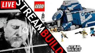 🔴 Building LEGO Star Wars Battle of Felucia Separatist MTT (75435) Live! Part 2