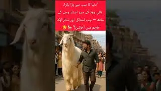World's Biggest Goat#VijayStyle#GoatKing#BollywoodStar#EidVibes#StyleInFrame#SelfieWithVijy #uk