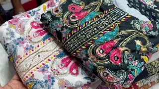 দুবাই সিল্কের লাক্সারি কাজের থ্রিপিস | Readymade luxury three piece collection 2026