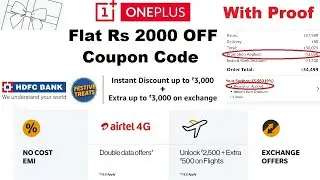Oneplus Discount Code: Get Rs 200 to 2000 Off On Any Product of #Oneplus