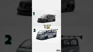 Van Wars: Vito vs. Hiace - Which Slammed Widebody Van Wins?