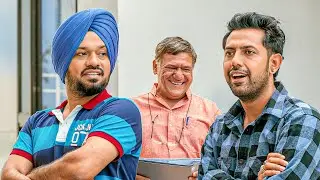 Punjabi Comedy Movie | दो-दो शादियाँ करके आदमी की हालत कुत्ते जैसी हो जाती है।Bhaji In Problem Movie
