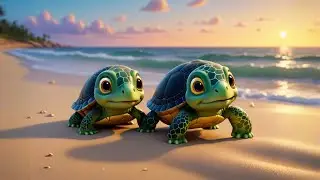 Six Baby Turtles Crawl So Slow + More Nursery Rhymes & Kids Songs