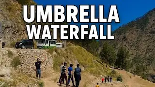 umbrella waterfall vlog - umbrella waterfall abbottabad -  kpk tourist places - vlog