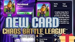 CHAOS BATTLE LEAGUE NEW CARD GAMEPLAY!!