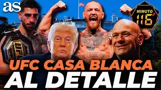UFC CASA BLANCA, al DETALLE: &iquest;RETORNO de MCGREGOR, TRIPLE CORONA de TOPURIA, o &lsquo;GOAT&rsquo; JON JONES?