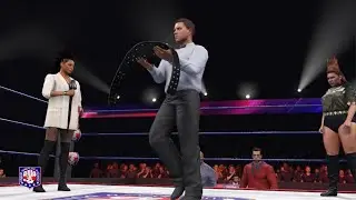Bull Nakano w/Cornette/Mr. Fuji vs. Sensational Sherri - AWA - Extreme Rules - WWE 2K25