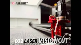 CO2 Laser VisionCut with Dual Gear Rack and Servo Motor