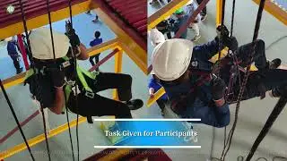 Delivered Work at Height and Rescue Training for TATA Advanced Systems Limited at  BIST Bangalore.