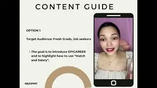 EPICAREER TIKTOK CONTENT BRIEF