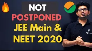 JEE Main 2020 | Not postponed | Vineet Khatri  | ATP STAR | NTA latest news | Tweet Link 👇