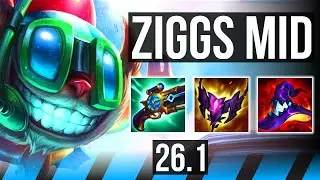 ZIGGS vs RIVEN (MID) | EUW Grandmaster | 26.1