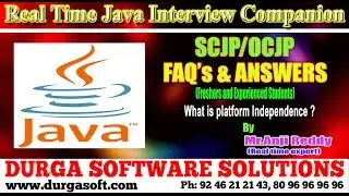 Java Interview Companion|| SCJP/OCJP|| What is platform Independence?