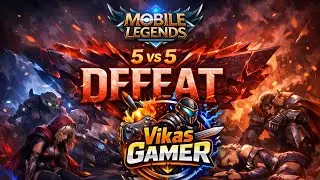 UNEXPECTED DEFEAT 😭 | MLBB #video #vikasgamer 