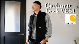 【Carhartt】愛用のカーハートの男前なベストが好きすぎるので改めて紹介します。【30代 メンズファッション】【ストリートファッション】