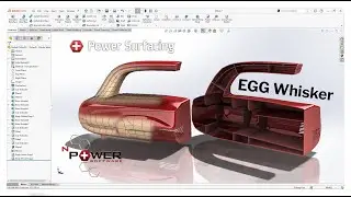 Modeling Egg Whisker | SOLIDWORKS SURFACING