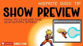 Aseprite: How to Change Animation Speed ​​in 1 Minute! (Show Preview)