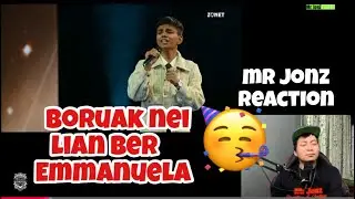Mizo Idol 2025 | Emmanuela Praw-fe leh hlak!!! mr jonz Reaction🔥