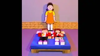Did Squidgame Doll Catch JJ and Maizen Girl Kiss #minecraft #maizensisters #squidgamchallenge