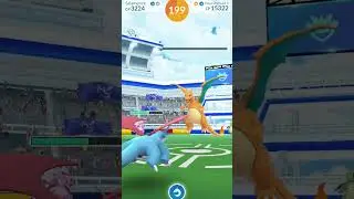 First Mega Charzard X raid in #pokemongo #megaraid #edit